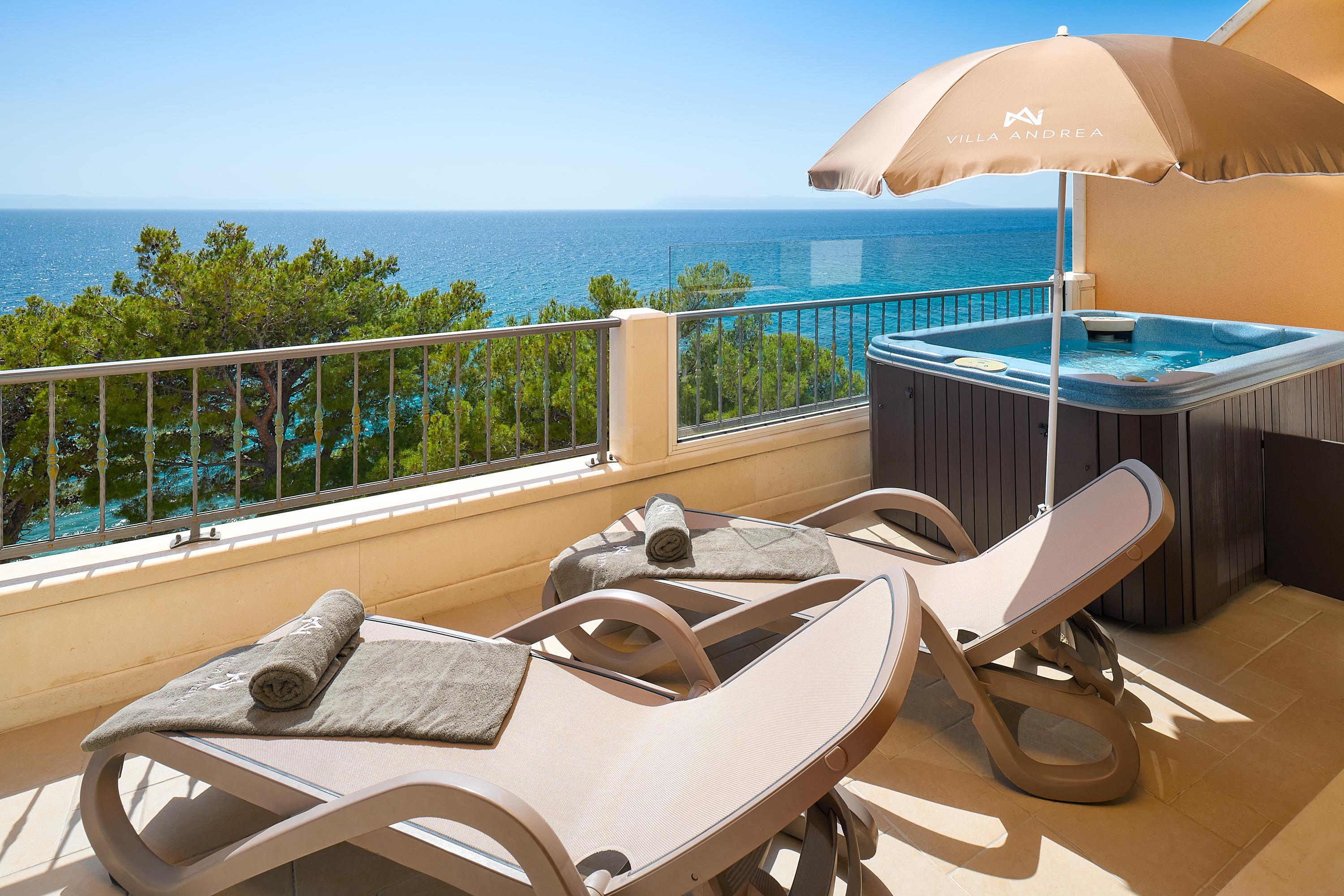 Hotel Villa Andrea Тучепи Экстерьер фото